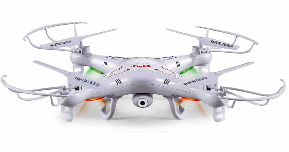 syma drone range