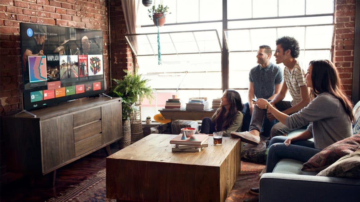 People watching Smart TV