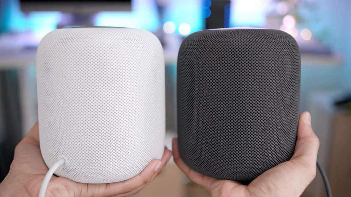 Apple HOmePod Held In Two Hands