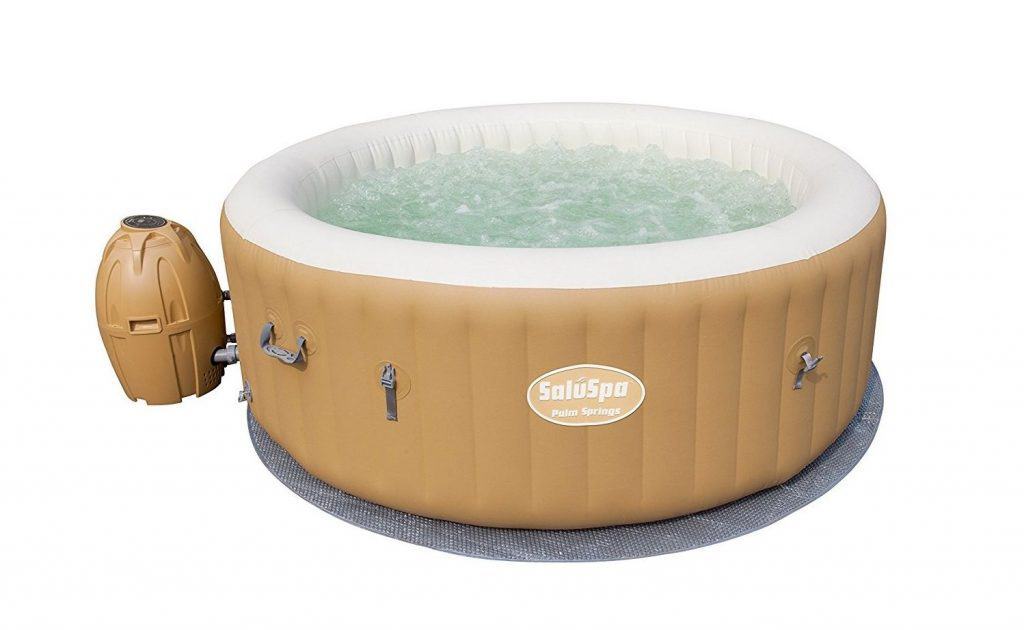 SaluSpa Palm Springs AirJet Inflatable 6-Person Hot Tub
