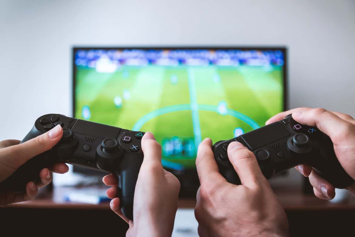 Two players on consoles
