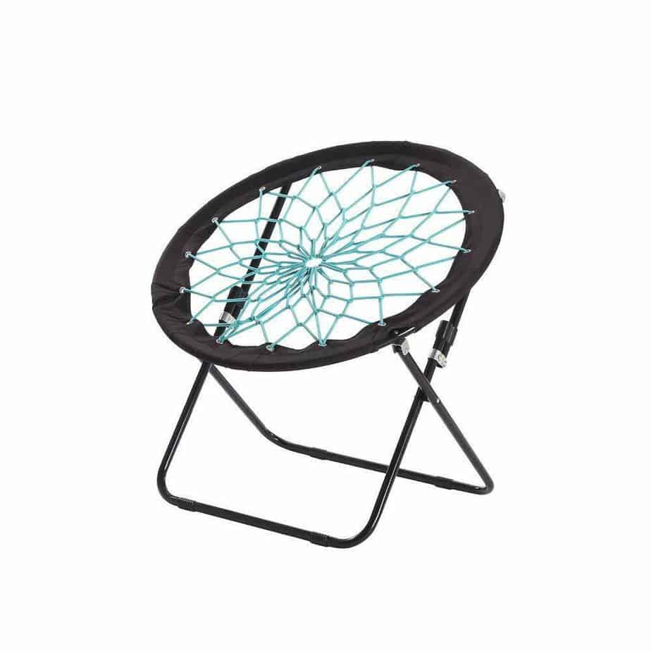 Camp Field Camping and Room Bungee Folding Dish Chair 