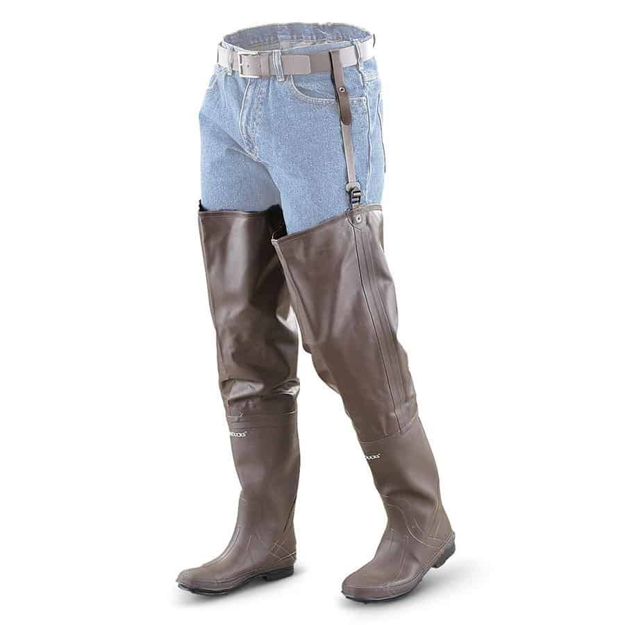 Frog Toggs Rana 2 Men's Regular Cleated Size 12 Brown Hip Waders 