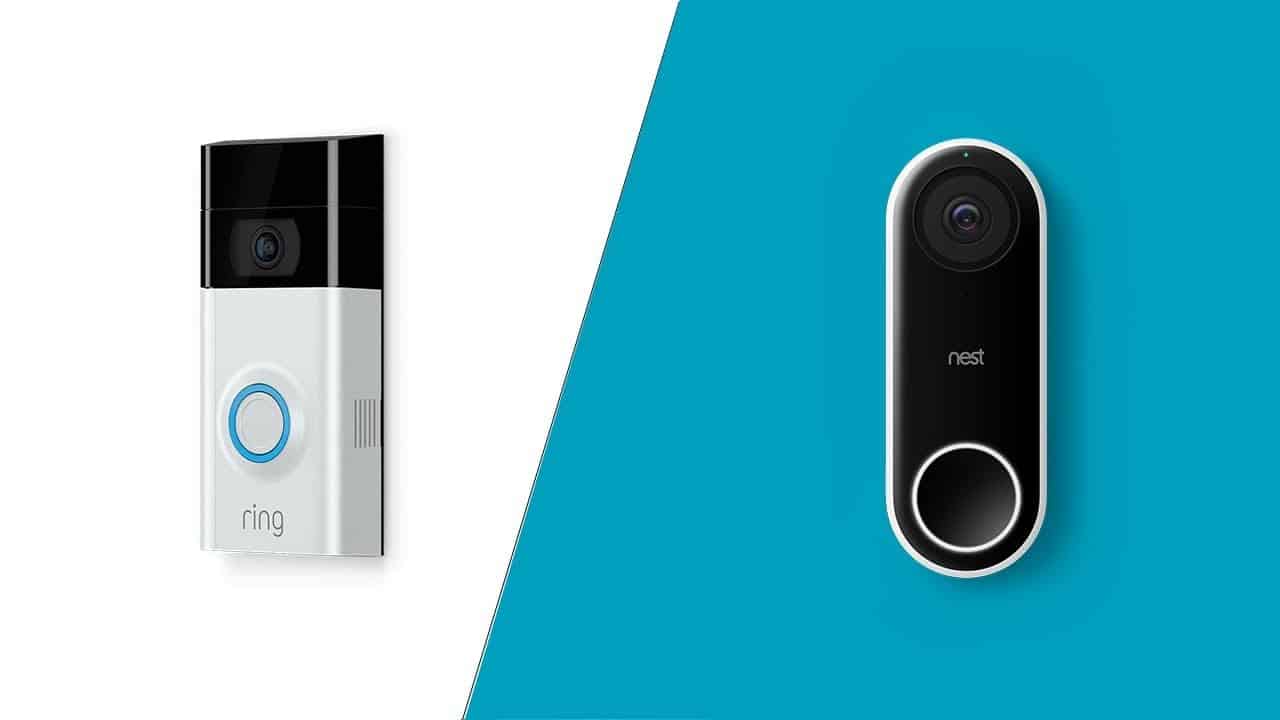 nest and ring doorbell