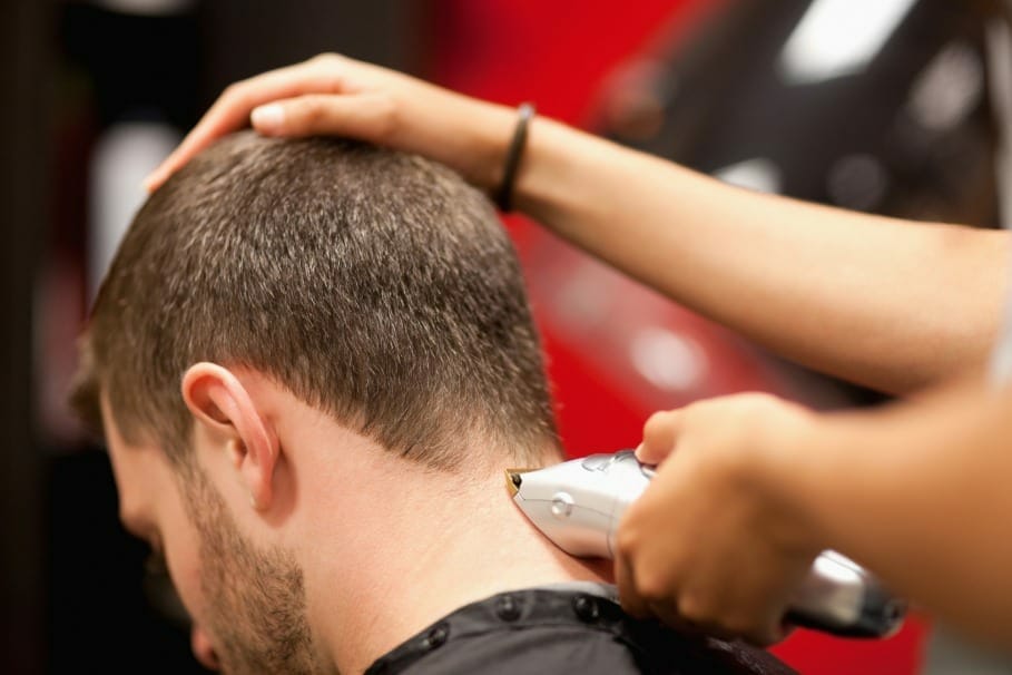 barbershop clipping of hair