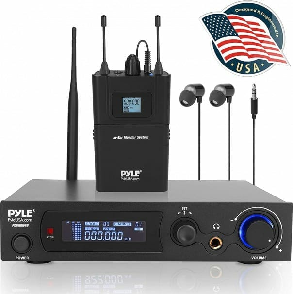 Audio In-Ear Monitor and Receiver System by Pyle