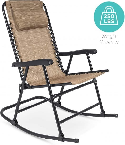 Best Choice Products Folding Rocking Chair