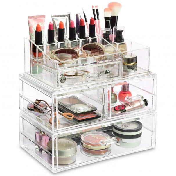Ikee Design Jewelry Makeup Cosmetic Storage Organizer