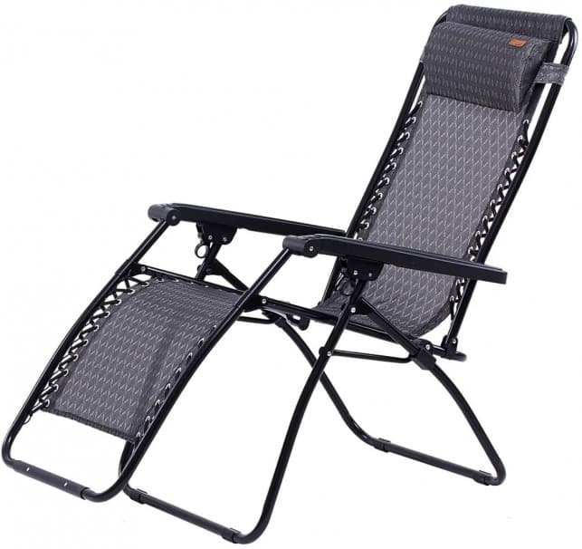 KingCamp Zero Gravity Lounge Patio Folding Reclining Chair