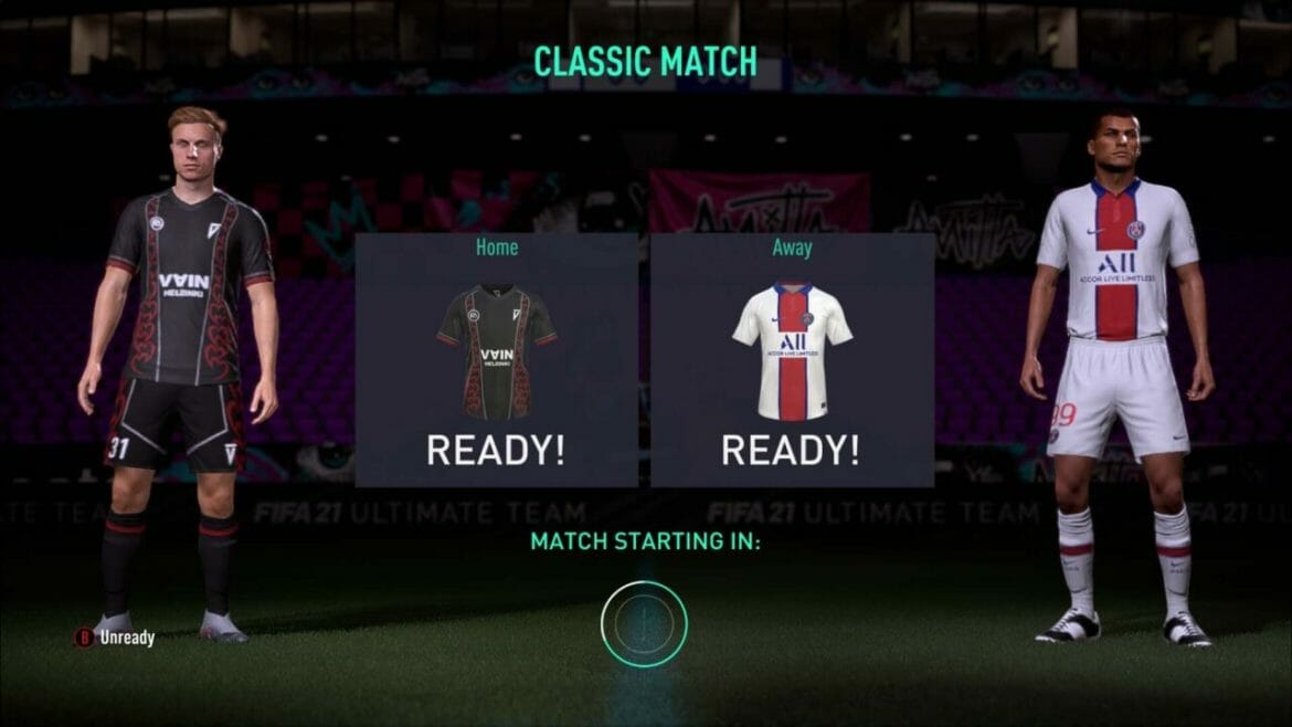 FIFA-21 Match Selection