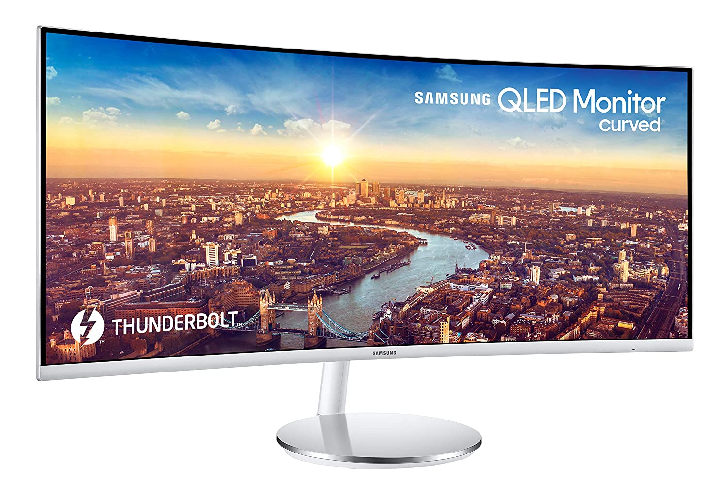 Samsung LC34J791WTWXXL 34 Wide ScreenThunderbolt 3 Curved Monitor 3440 x 1440