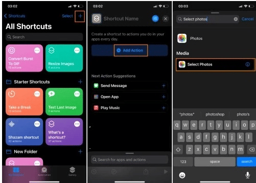 Combine Photos with the iPhone Shortcuts App  