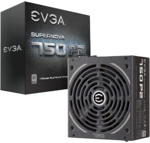 EVGA SuperNOVA 750 P2, 80+ PLATINUM 750W , Fully Modular , EVGA ECO Mode, 10 Year Warranty , Includes FREE Power On Self Tester, Power Supply 220-P2-0750-X1