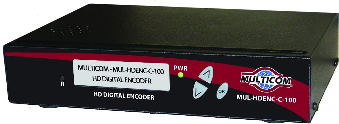 Multicom 1080P HDMI to Coax Digital 100 Encoder Modulator J.83B QAM 64 : J.83B QAM 256 RF or ATSC Output