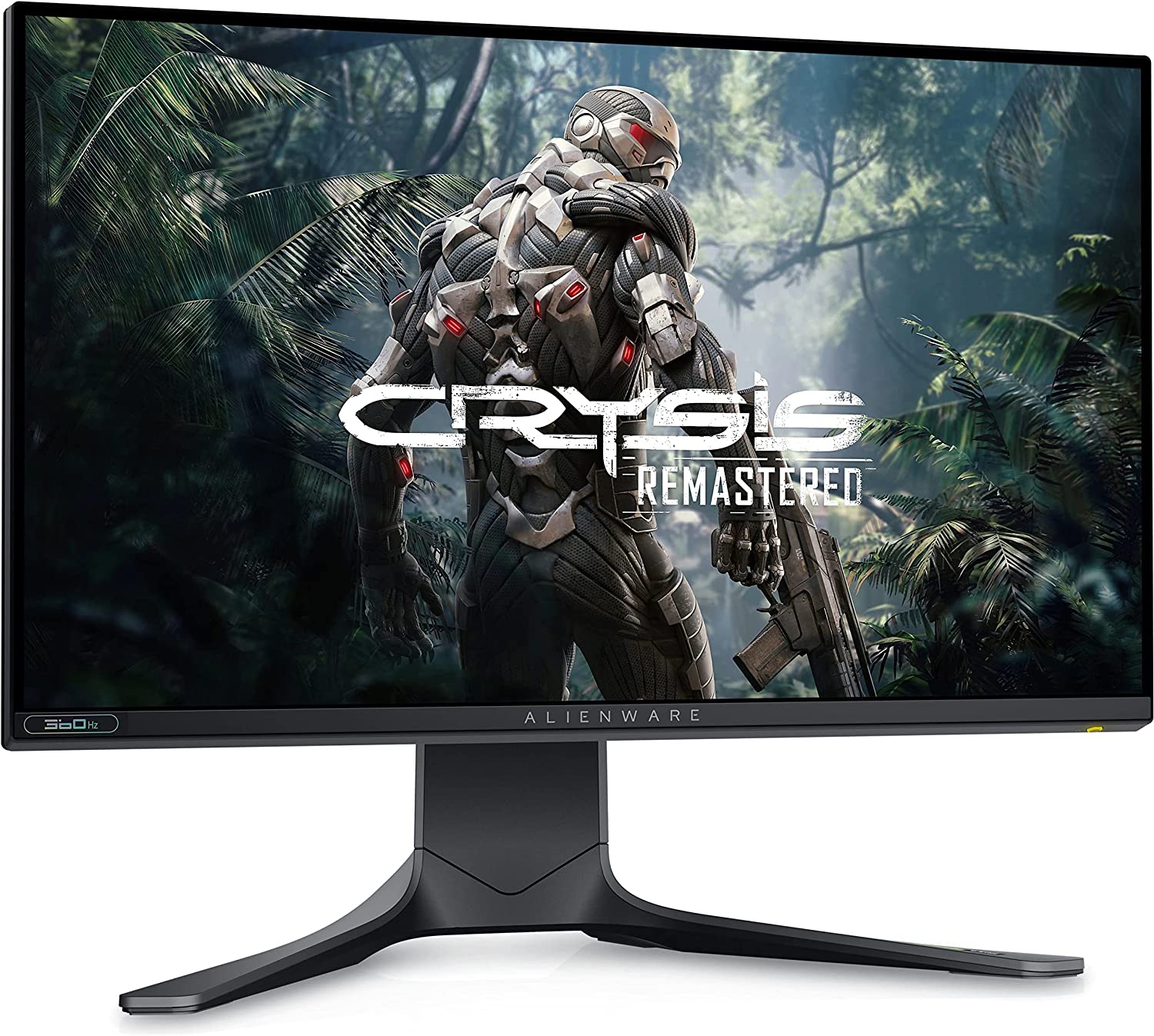 Alienware 360Hz Gaming Monitor 24.5 Inch FHD (Full HD 1920 x 1080p), NVIDIA G-SYNC Certified, 100mm x 100mm VESA Mounting Support, Dark Side of The Moon