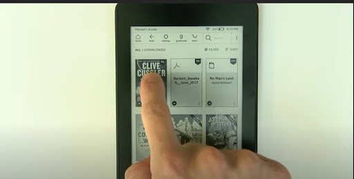 Another way is to press and hold the book; choices will appear; click on ‶Delete this book″