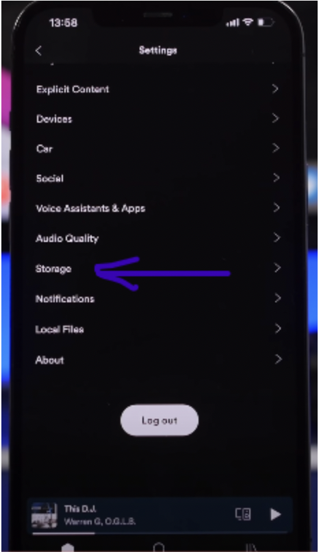 Clear App Cache in Your iPhone; 2023 spotify