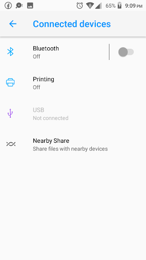 Go to the Connected Devices menu and select Bluetooth.