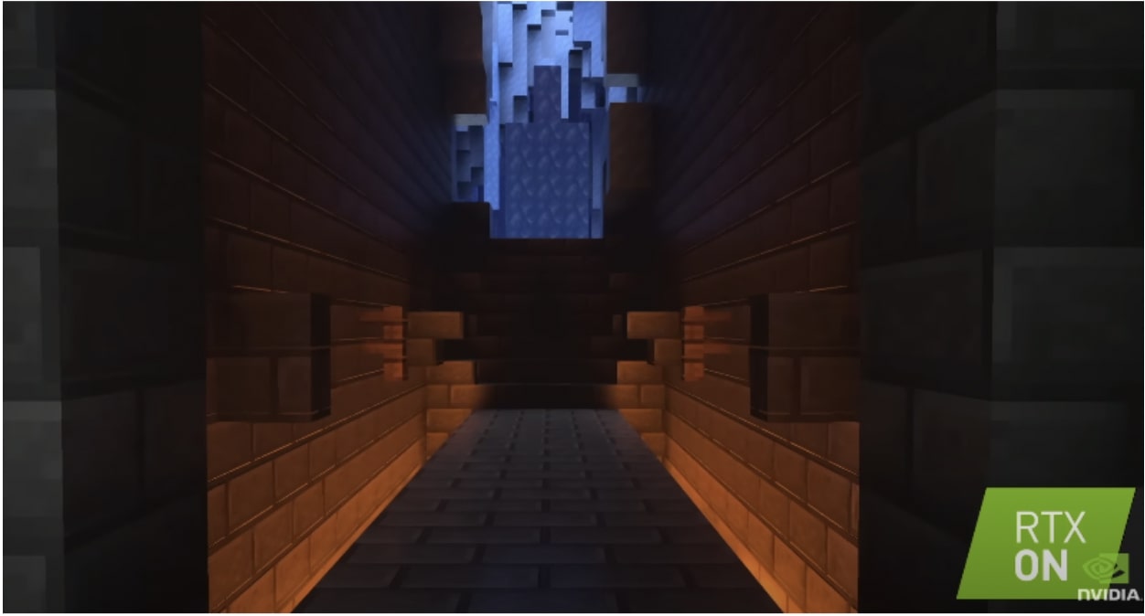 Now look at the same immersive block with RTX on
