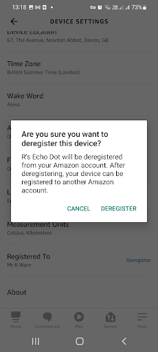 Resetting Your Echo Device 2