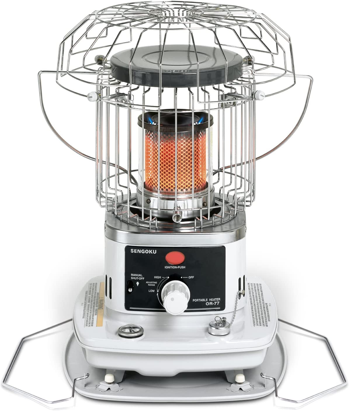 Sengoku HeatMate 10,000-BTU Portable Indoor:Outdoor Omni-Radiant Kerosene Heater, OR-77