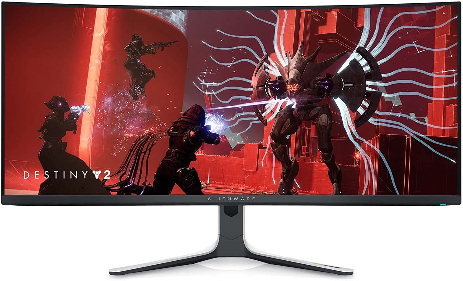 Alienware 34 Inch Curved PC Gaming Monitor, 3440 x 1440p Resolution, Quantum Dot OLED 175Hz, 1800R Curvature, True 1ms GTG, 1,000,000-1 Contrast Ratio