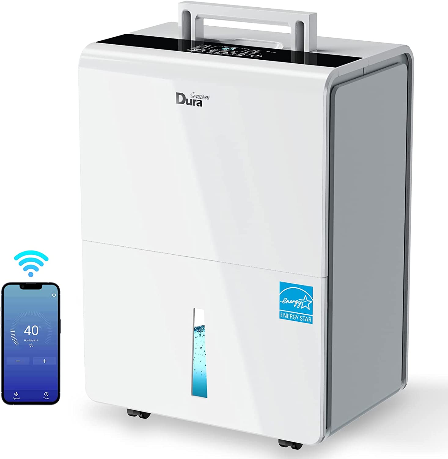 Dehumidifier for Home - Up to 3500 Sq.Ft 35 Pint Dehumidifiers with Smart WIFI for Basements, Bedroom ,Closet,Bathroom ,Kitchen, Energy Star Certified