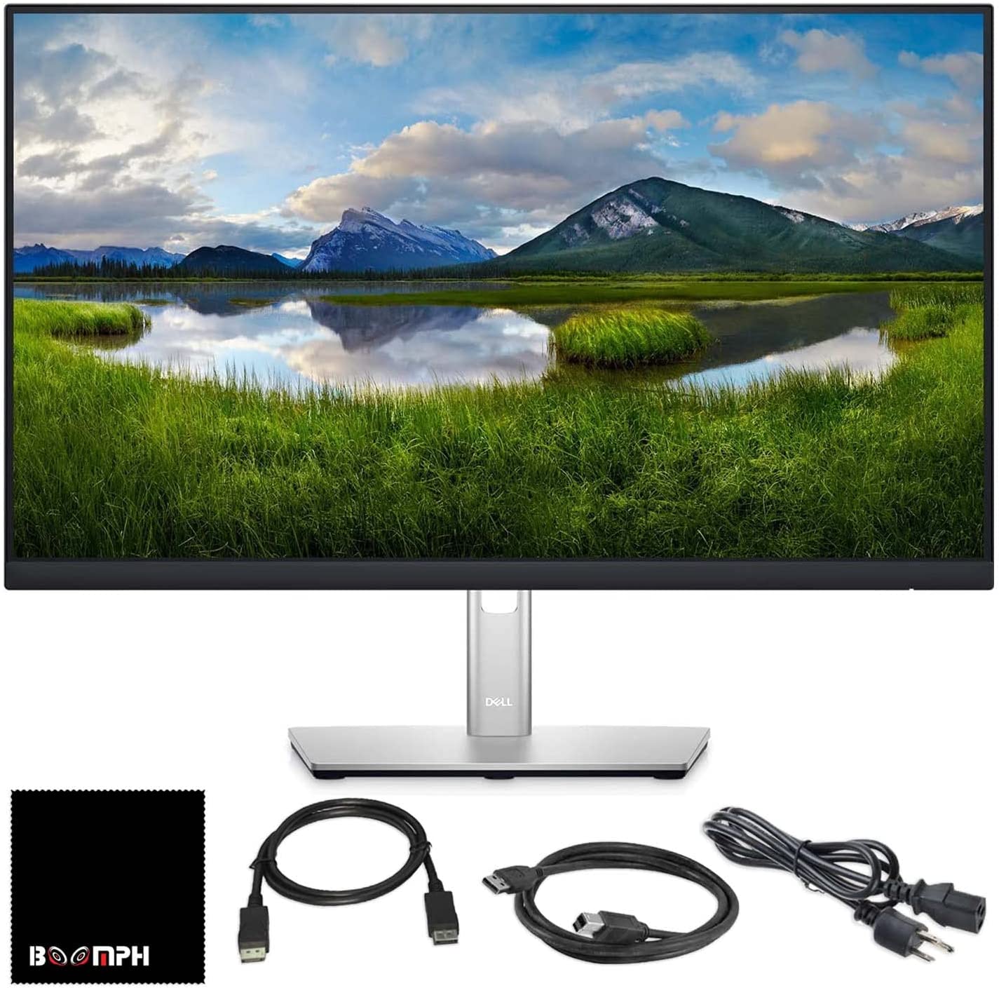 Dell P2422H 24 16-9 IPS Computer Monitor Screen with Display Port Cable and USB 3.0 Upstream Cable