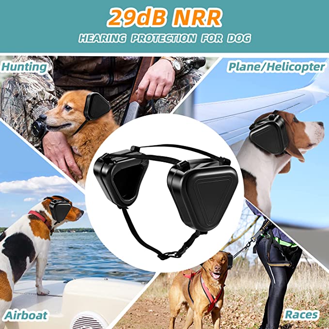Dog Earmuffs for Hearing Protection, Oceroll 29dB NRR Ear Muffs Noise Protection Calm and Sleep, Dog Noise Cancelling Headphones for Parties, Air Travel, Fireworks