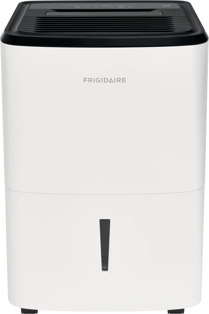 Frigidaire FFAD3533W1 Dehumidifier, Moderate Humidity 35 Pint Capacity with a Easy-to-Clean Washable Filter and Custom Humidity Control for maximized