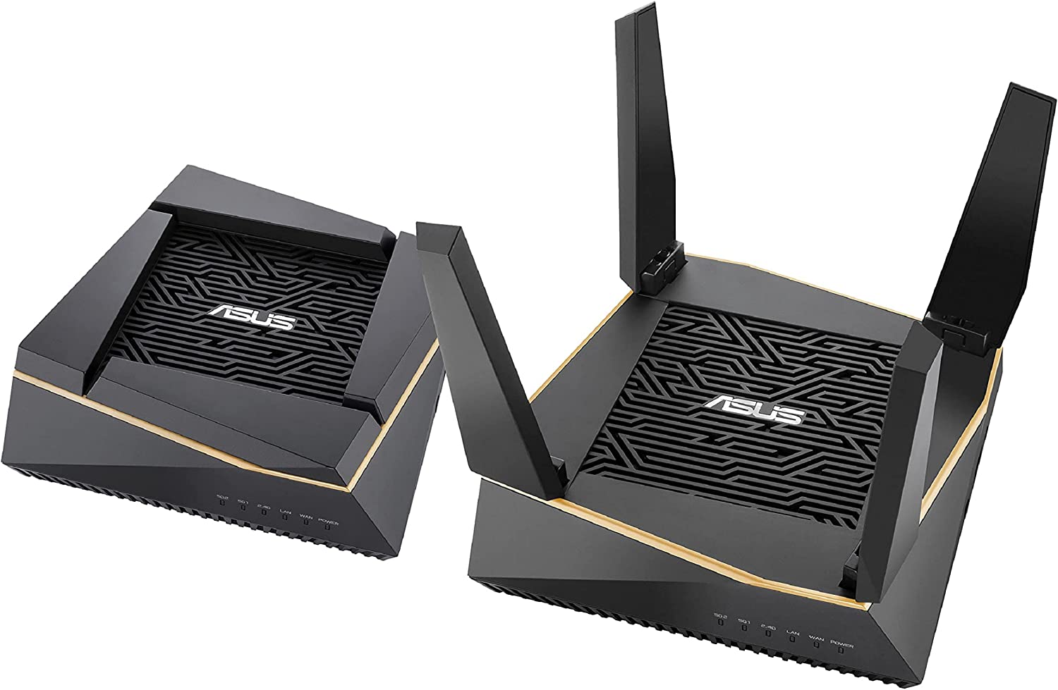 ASUS AX6100 WiFi 6 Gaming Mesh Router (RT-AX92U 2 Pack) - Tri-Band Gigabit Wireless Internet Router, Gaming & Streaming, AiMesh Compatible