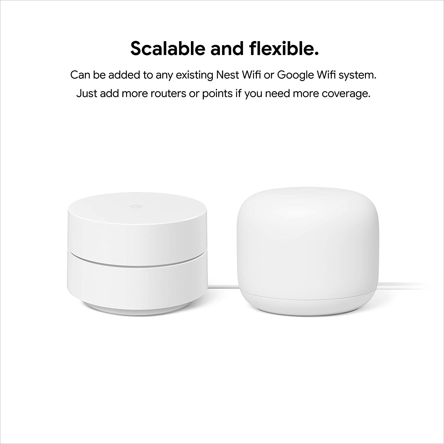 Google Nest Wifi - Home Wi-Fi System - Wi-Fi Extender - Mesh Router for Wireless Internet