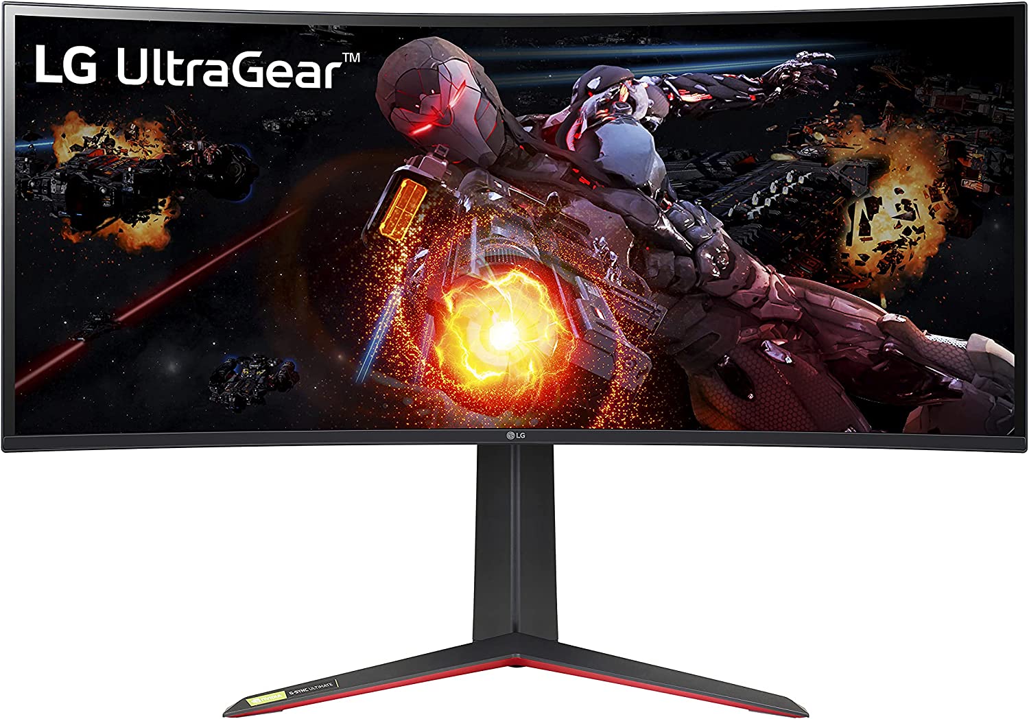 LG 34GP950G-B 34 Inch Ultragear QHD (3440 x 1440) Nano IPS Curved Gaming Monitor with 1ms Response Time and 144HZ Refresh Rate and NVIDIA G-SYNC Ultimate
