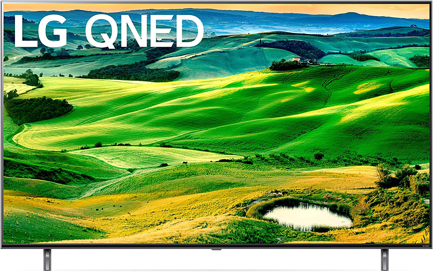 LG QNED80 Series 50-Inch Class QNED Mini-LED Smart TV 50QNED80UQA, 2023 - AI-Powered 4K TV, Alexa Built-In