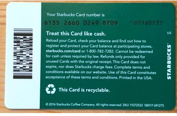 Where Is the Security Code on a Gift Card?