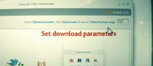 Set the download parameters