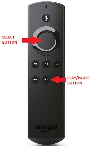 Remote Control Select and Play Button