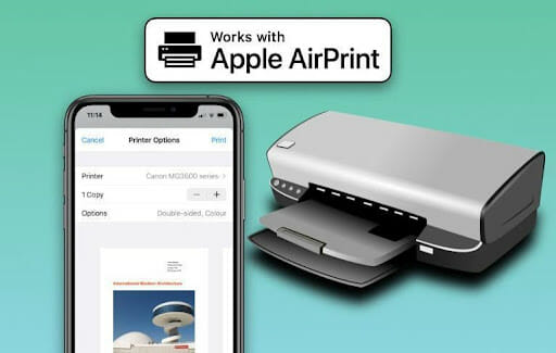 Setting up a Printer with the Apple AirPrint Technology