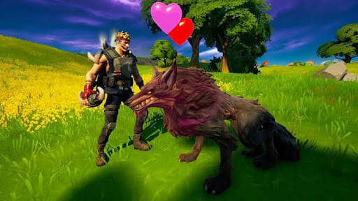 Taming a Wolf in Fortnite