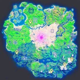 Snowman Outpost Locations On Fortnite Map