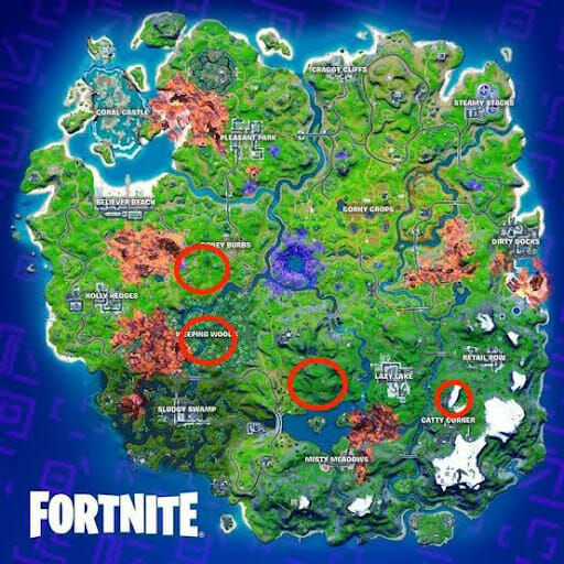 Wolves Locations In Fortnite