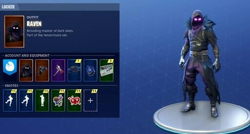 raven skin