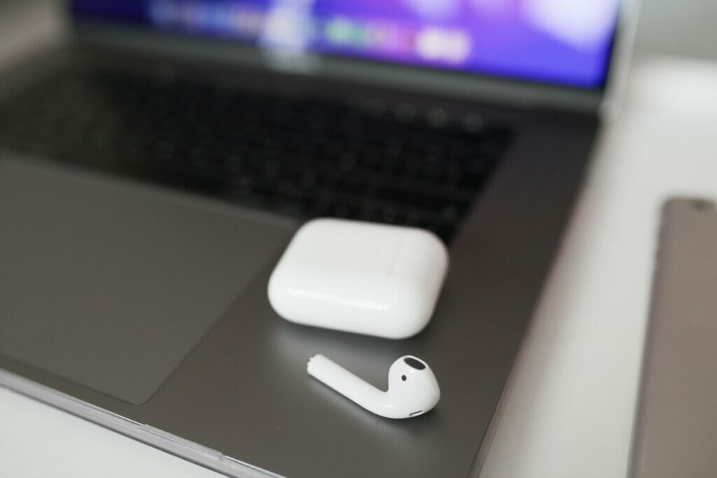 AirPods on MacBook