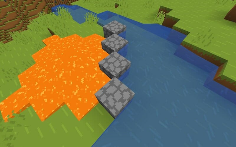 How Water and Lava Interact